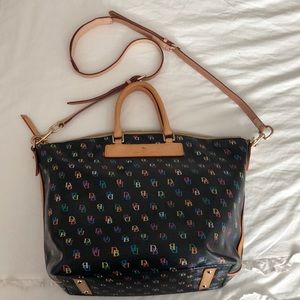 Dooney & Bourke black multicolor IT bag
